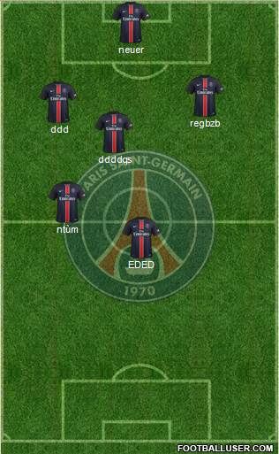 Paris Saint-Germain Formation 2016
