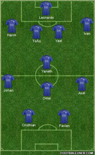 Leicester City Formation 2016