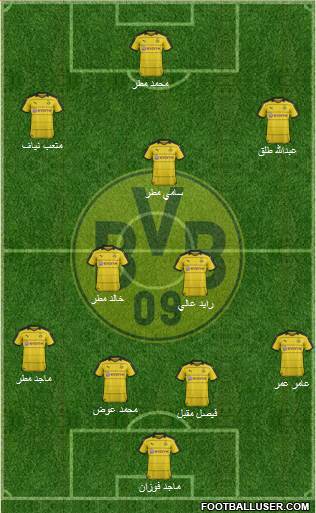 Borussia Dortmund Formation 2016