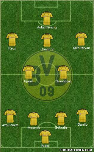 Borussia Dortmund Formation 2016