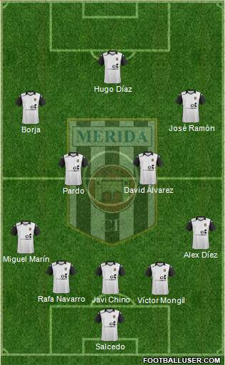 U.D. Mérida Formation 2016