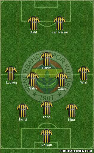 Fenerbahçe SK Formation 2016