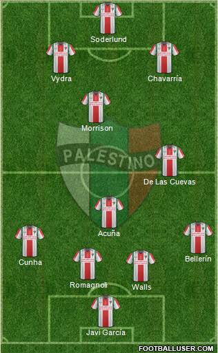 CD Palestino S.A.D.P. Formation 2016