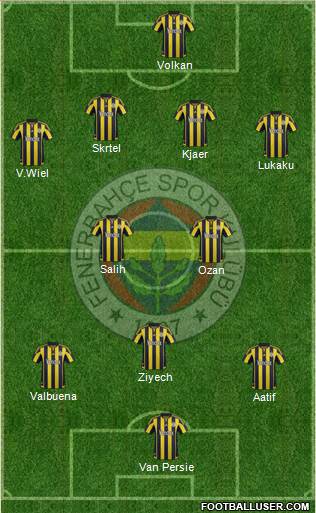 Fenerbahçe SK Formation 2016