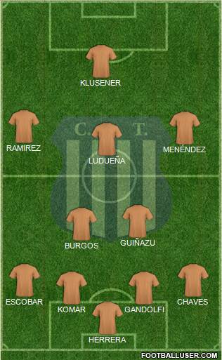 Talleres de Córdoba Formation 2016