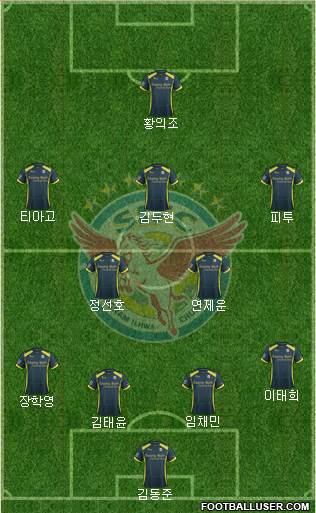 Seongnam Ilhwa Chunma Formation 2016