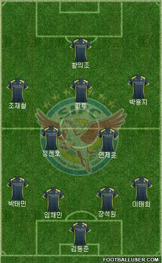 Seongnam Ilhwa Chunma Formation 2016