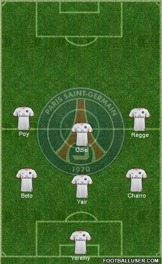 Paris Saint-Germain Formation 2016