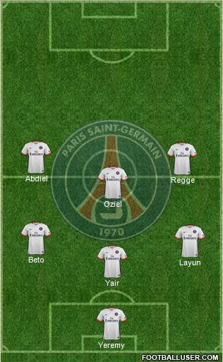 Paris Saint-Germain Formation 2016