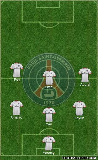Paris Saint-Germain Formation 2016