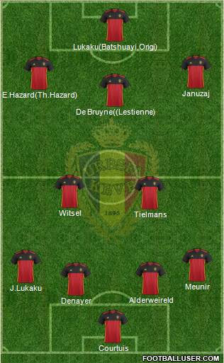 Belgium Formation 2016