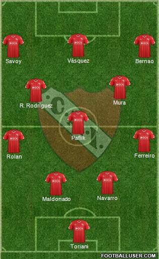 Independiente Formation 2016