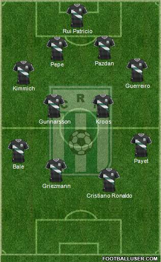 Racing Club de Montevideo football formation