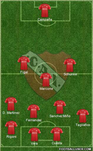 Independiente Formation 2016