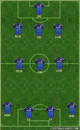 Cardiff City Formation 2016