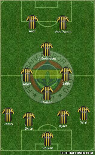 Fenerbahçe SK Formation 2016