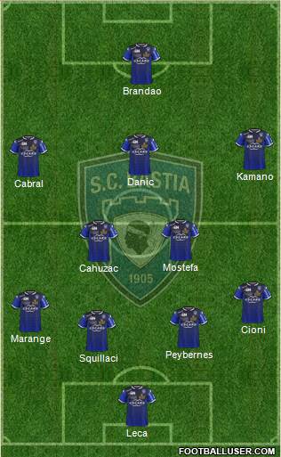 Sporting Club Bastia Formation 2016