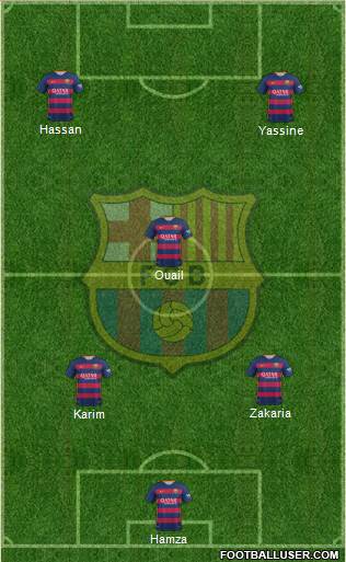 F.C. Barcelona Formation 2016