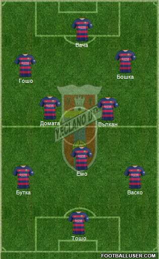 Yeclano Deportivo Formation 2016