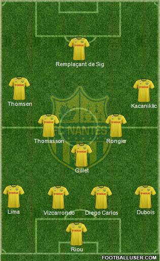 FC Nantes Formation 2016
