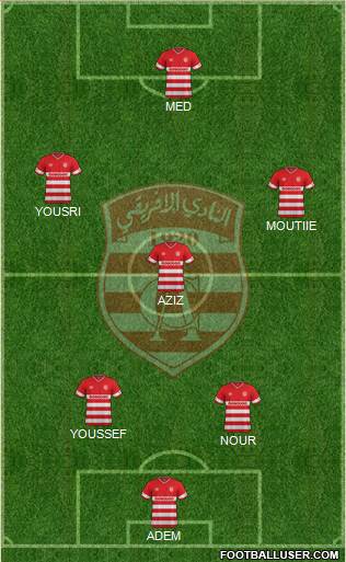 Club Africain Tunis Formation 2016