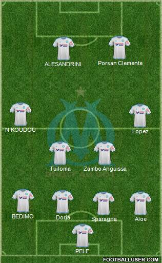 Olympique de Marseille Formation 2016
