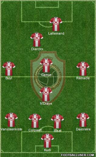 R Antwerp FC Formation 2016