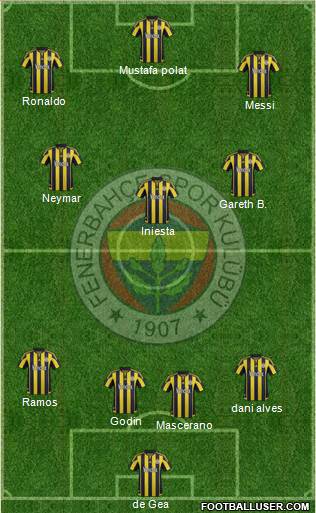 Fenerbahçe SK Formation 2016