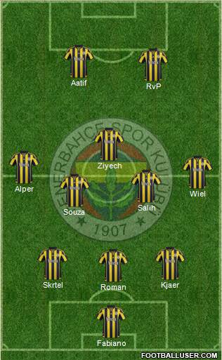 Fenerbahçe SK Formation 2016
