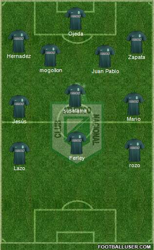 CDC Atlético Nacional Formation 2016