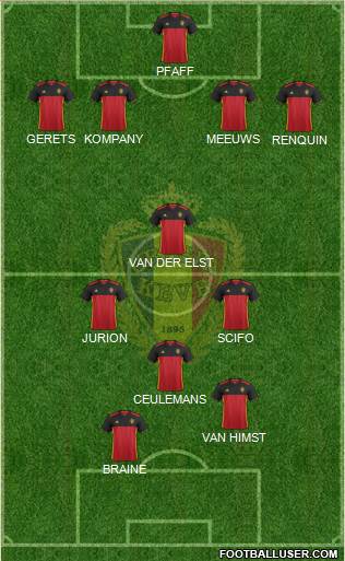 Belgium Formation 2016