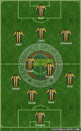 Fenerbahçe SK Formation 2016