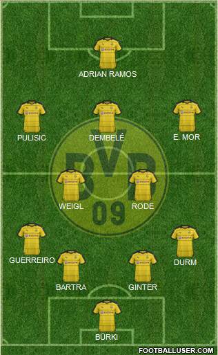 Borussia Dortmund Formation 2016