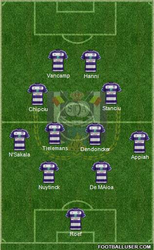RSC Anderlecht Formation 2016