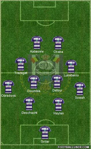 RSC Anderlecht Formation 2016