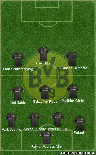 Borussia Dortmund Formation 2016