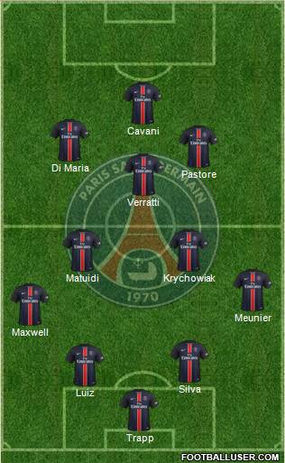 Paris Saint-Germain Formation 2016