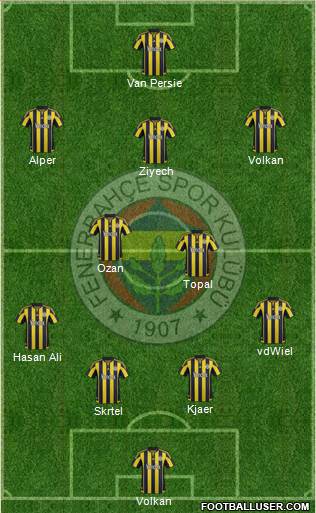 Fenerbahçe SK Formation 2016