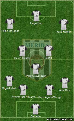 U.D. Mérida Formation 2016