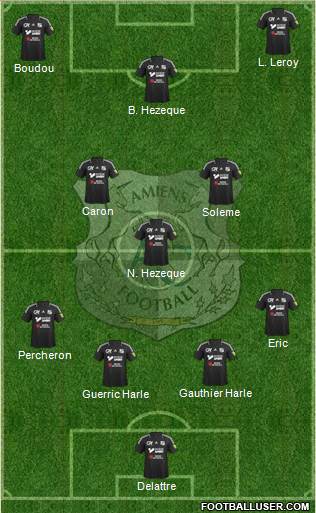 Amiens Sporting Club Football Formation 2016