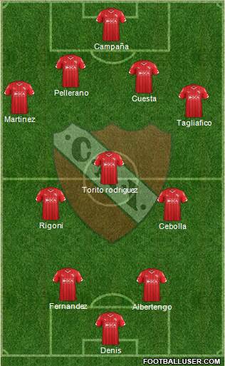 Independiente Formation 2016