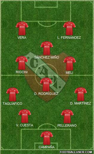 Independiente Formation 2016