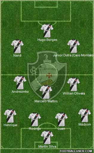 CR Vasco da Gama Formation 2016
