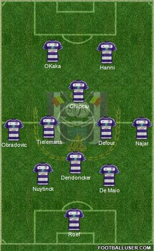 RSC Anderlecht Formation 2016