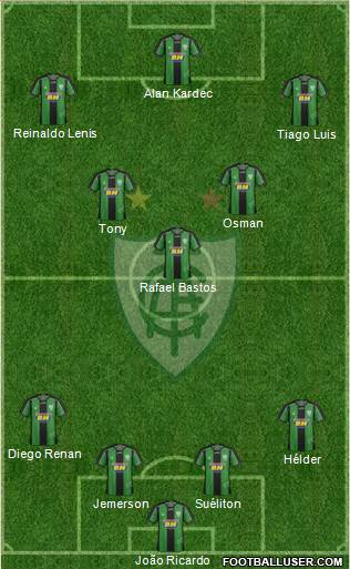 América FC (MG) Formation 2016