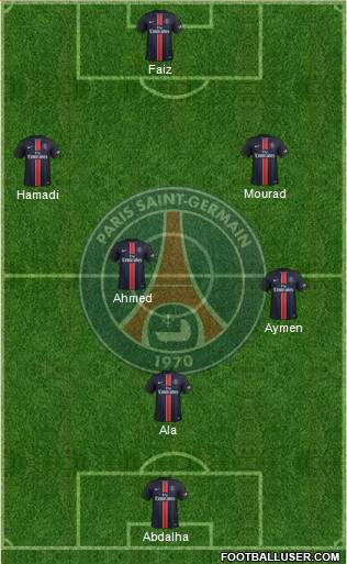 Paris Saint-Germain Formation 2016