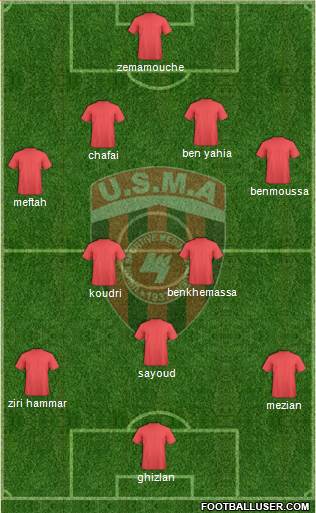 Union Sportive de la Médina d'Alger Formation 2016