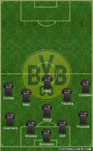 Borussia Dortmund Formation 2016