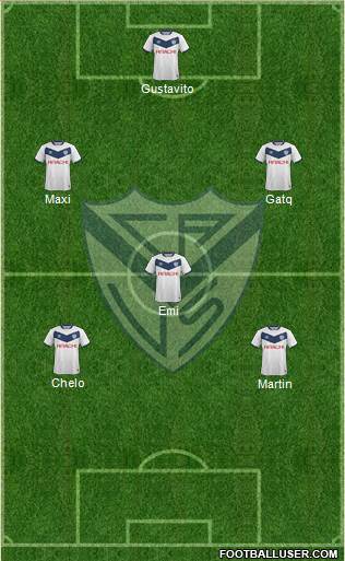 Vélez Sarsfield Formation 2016