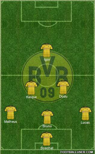 Borussia Dortmund Formation 2016